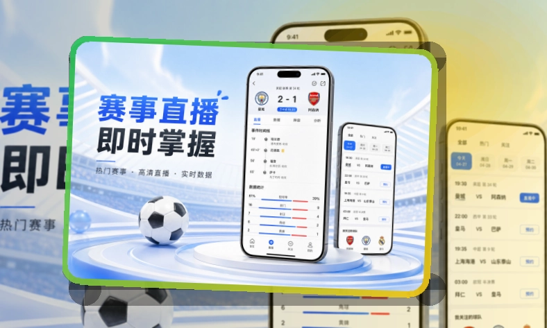 满冠体育 App亮点，赛事入口更有层次 页面展示